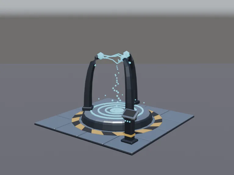 Sci-Fi Teleporter Pad, view 2