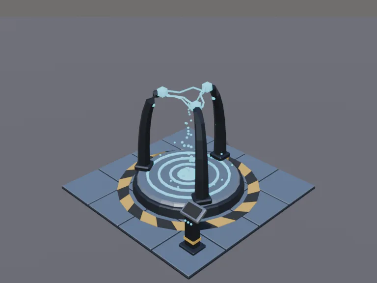 Sci-Fi Teleporter Pad, view 3