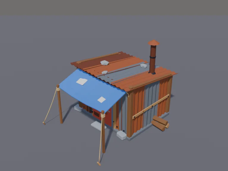 Scrap Metal Shelter, view 3