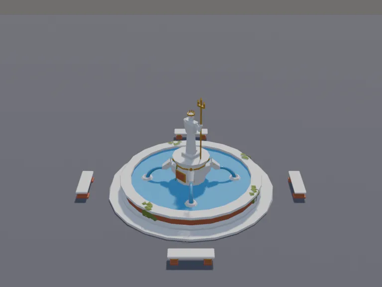 Sea God Fountain, view 4