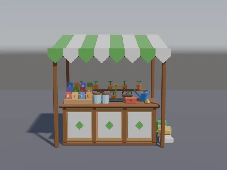 Seed Shop Counter, view 4