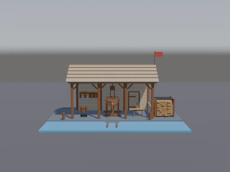 Shipwrights Workshop, view 4