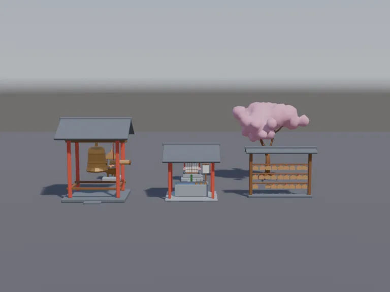 Shrine Courtyard Set, view 4