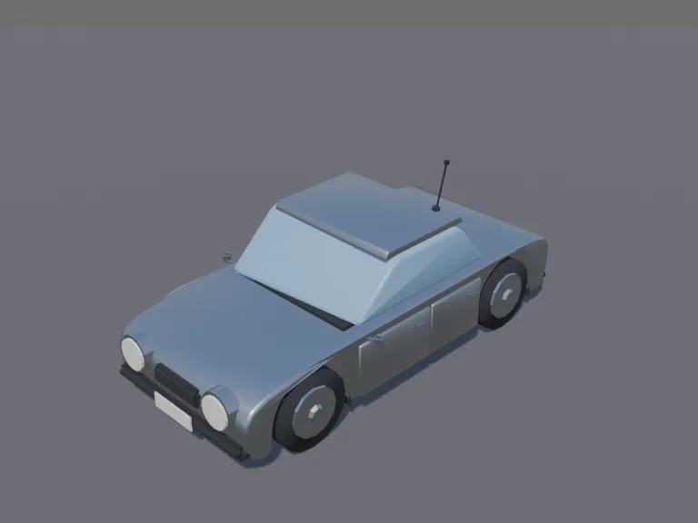 Silver Family Sedan, view 3