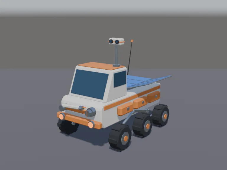 Six-Wheeled Planetary Rover, view 2