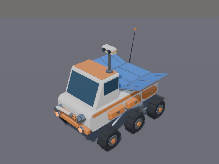 Six-Wheeled Planetary Rover, view 3