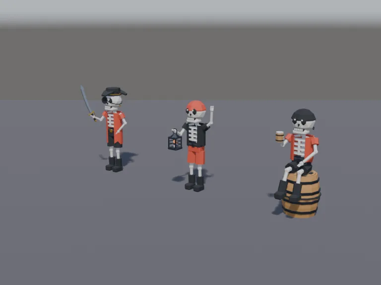 Skeleton Pirate Crew, view 2