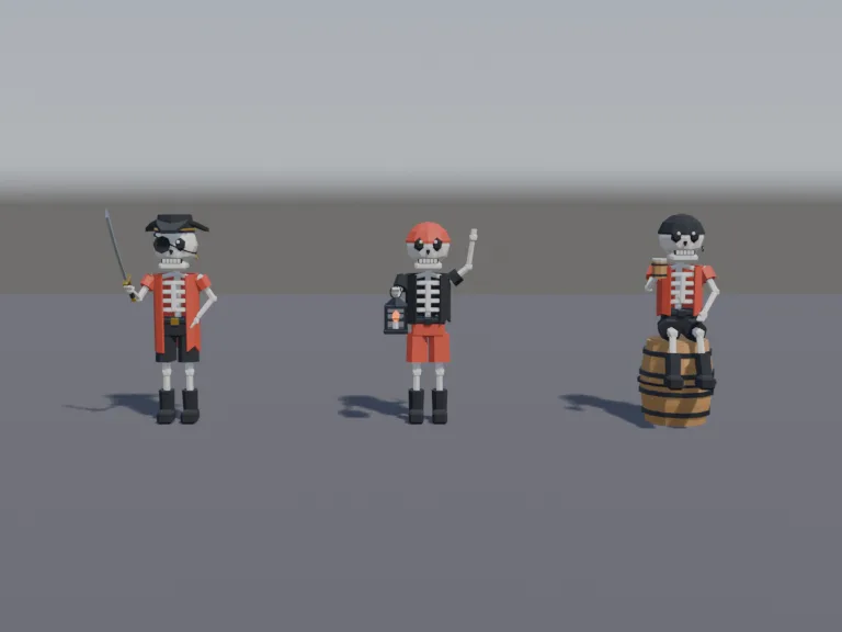 Skeleton Pirate Crew, view 4