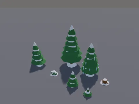 Snowy Pine Set
