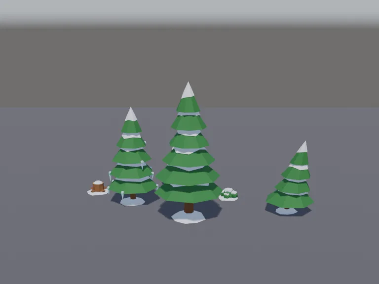 Snowy Pine Set, view 2