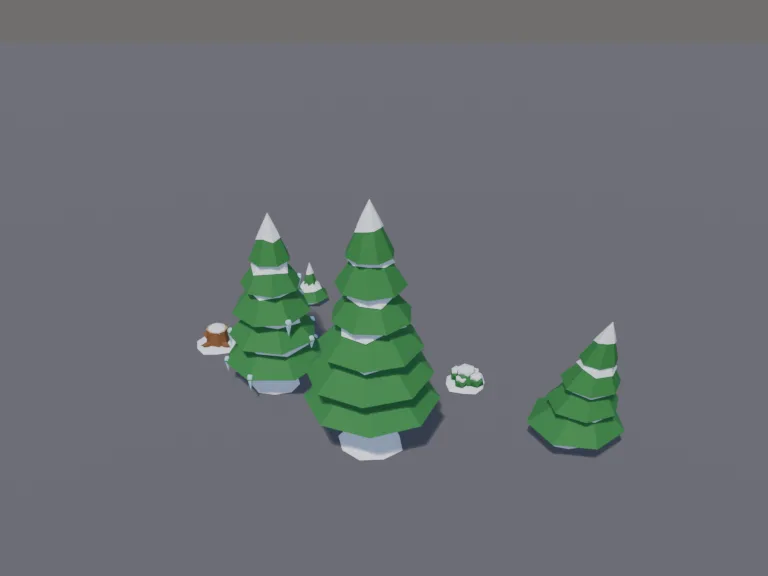 Snowy Pine Set, view 3