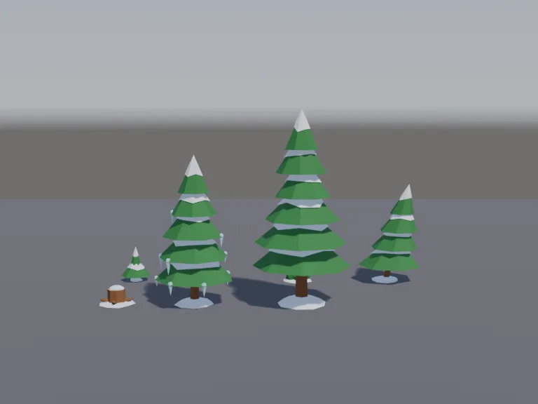 Snowy Pine Set, view 4