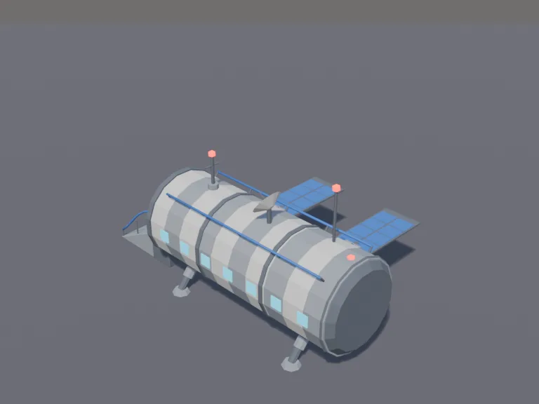 Space Habitat Module, view 3