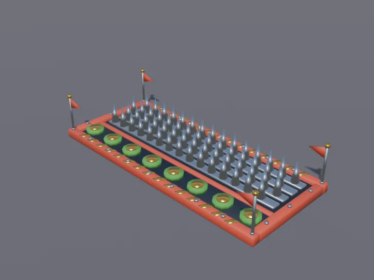 Spike Strip Obstacle, view 3