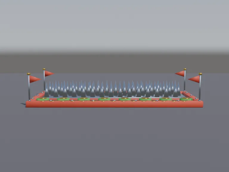 Spike Strip Obstacle, view 4
