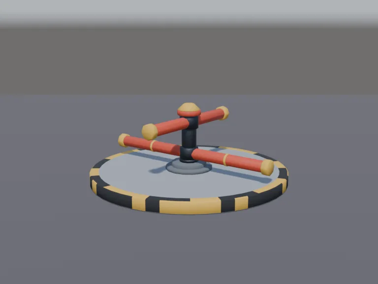 Spinning Bar Obstacle, view 2