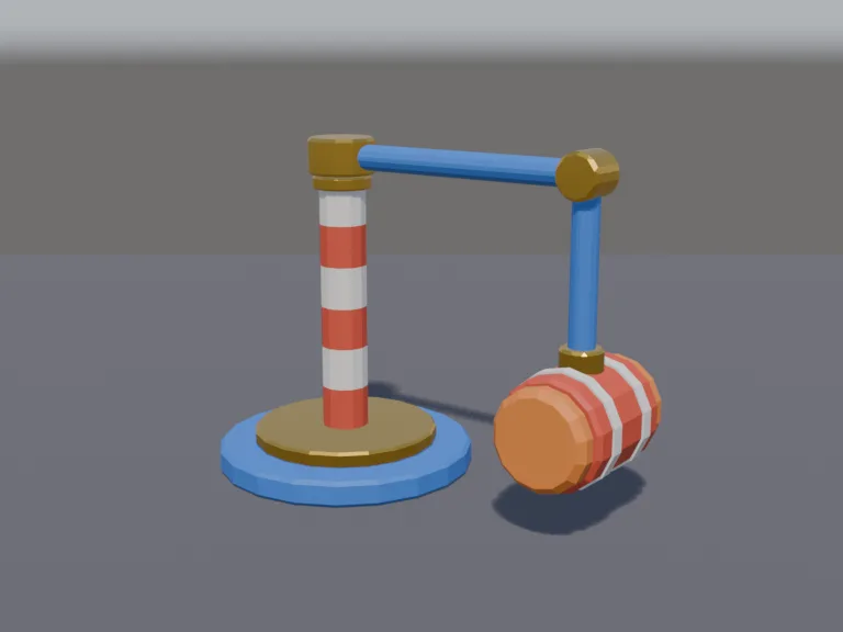 Spinning Hammer Obstacle, view 2