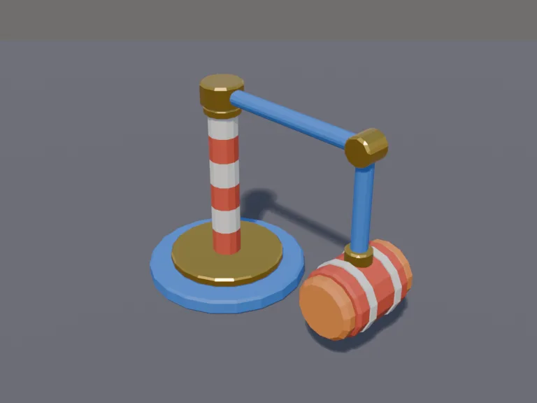 Spinning Hammer Obstacle, view 3