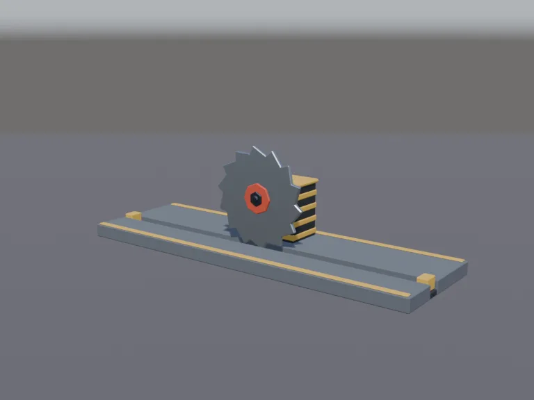 Spinning Saw Trap, view 2