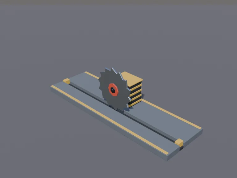 Spinning Saw Trap, view 3