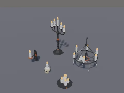 Spooky Candle Lights