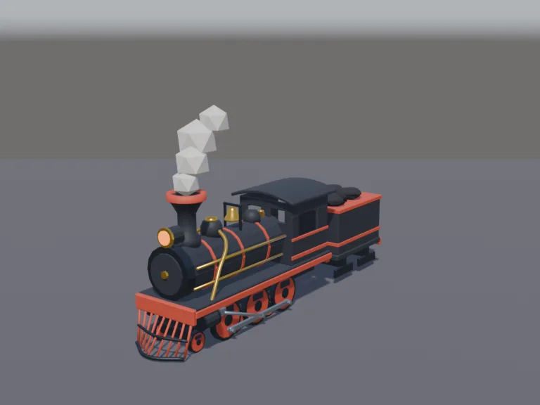Steam Locomotive & Tender, view 2