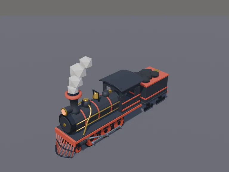 Steam Locomotive & Tender, view 3