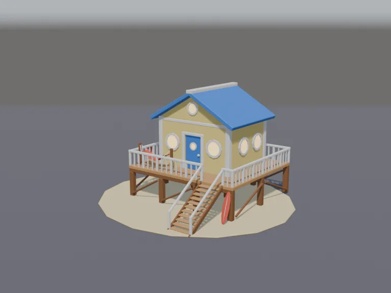 Stilt Beach House, view 2