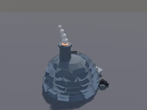 Stone Smelting Furnace