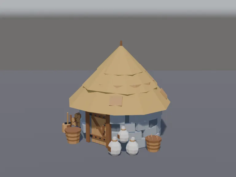 Stone Storage Hut, view 2