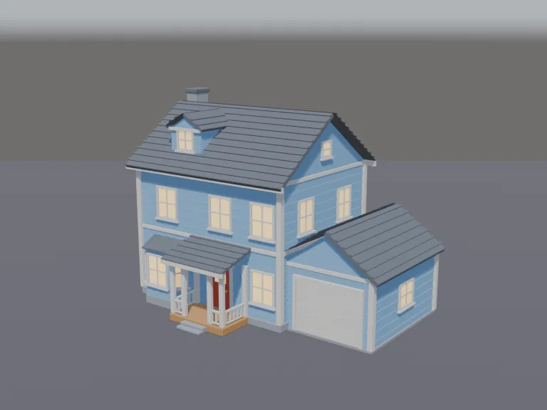 Suburban Family House, view 2