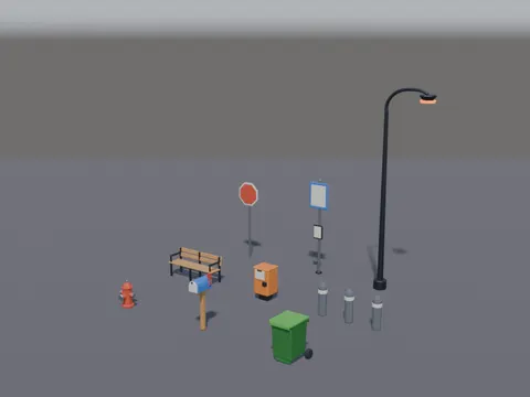 Suburban Street Props