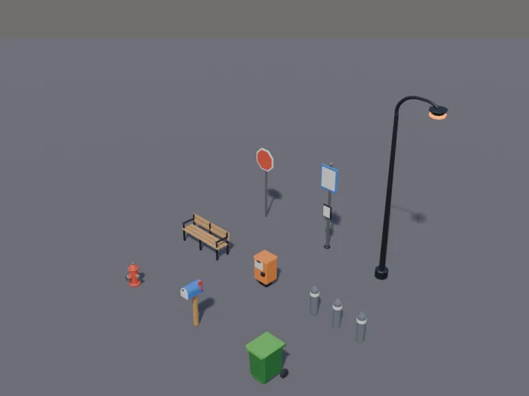 Suburban Street Props, view 2