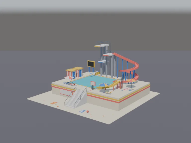 Summer Diving Pool, view 2