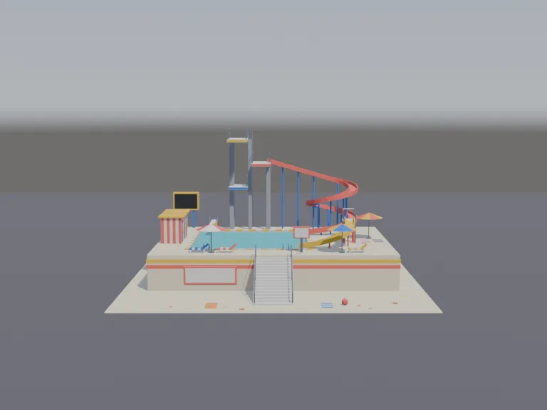 Summer Diving Pool, view 3