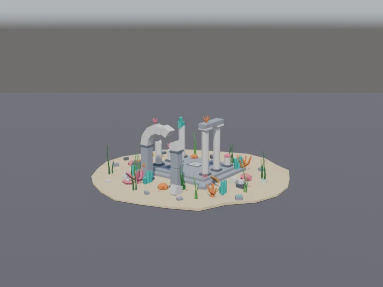 Sunken Temple Ruins, view 2