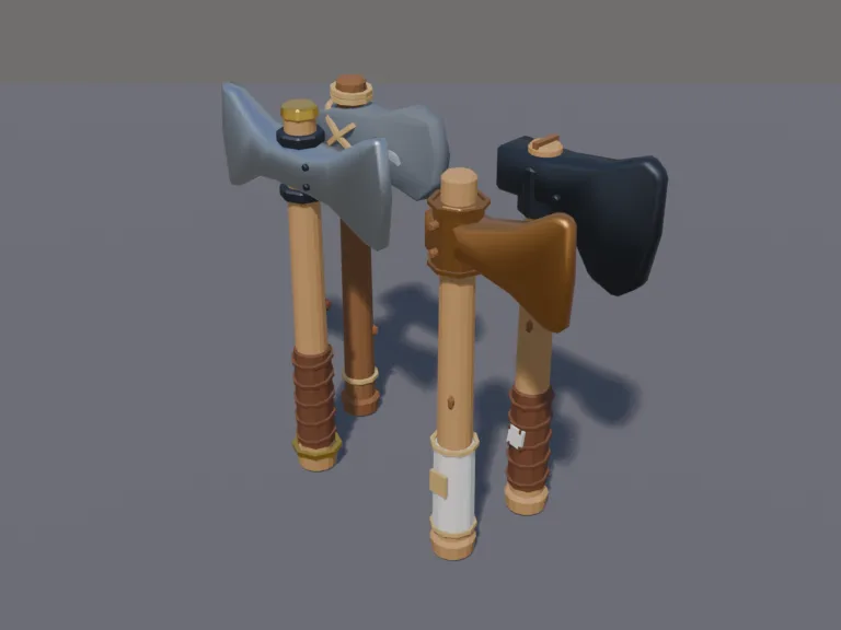 Survival Axe Tiers, view 3
