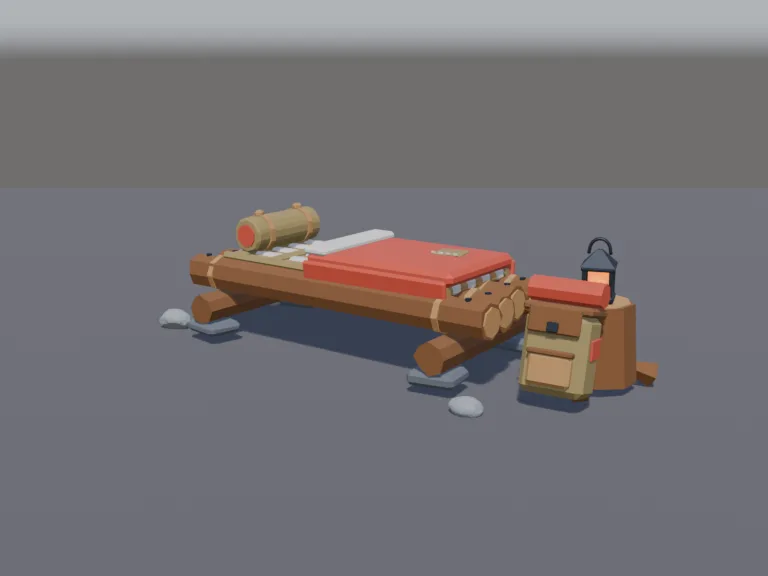 Survival Log Bedroll Camp, view 2