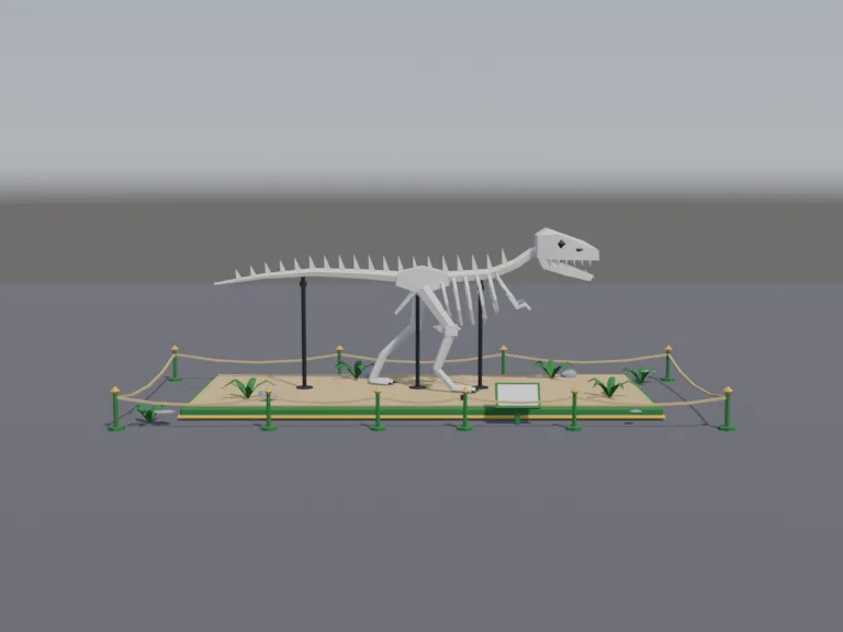 T-Rex Skeleton Display, view 3