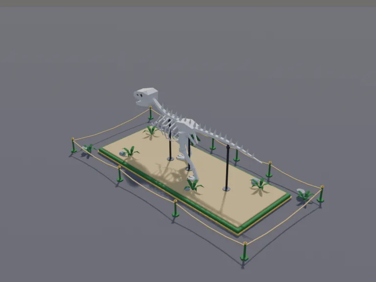 T-Rex Skeleton Display, view 4