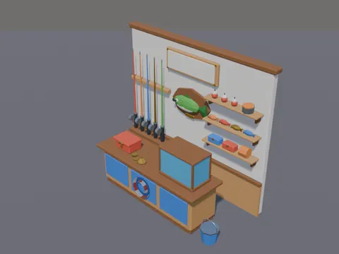 Tackle Shop Counter