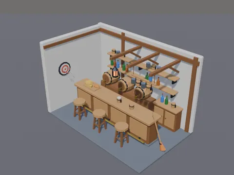 Tavern Bar Counter