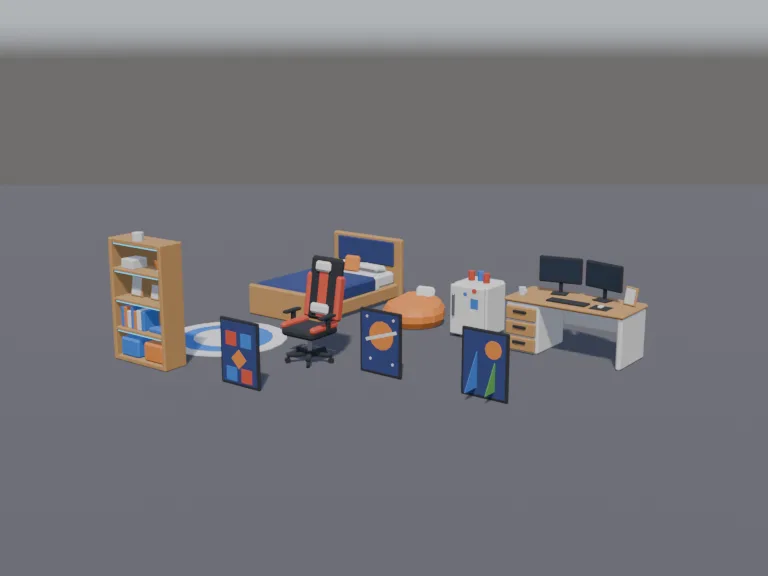 Teen Gaming Bedroom, view 2