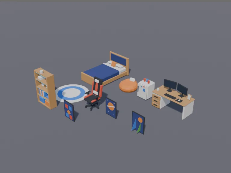 Teen Gaming Bedroom, view 3