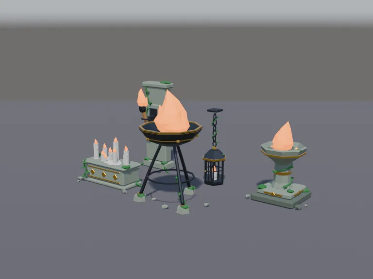 Temple Fire Set, view 2