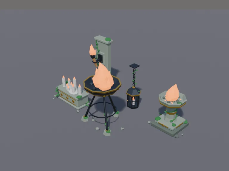 Temple Fire Set, view 3
