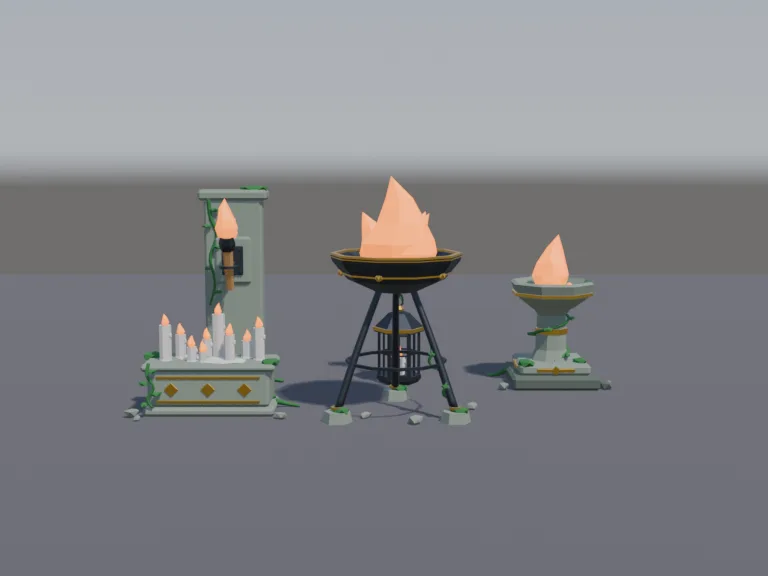 Temple Fire Set, view 4