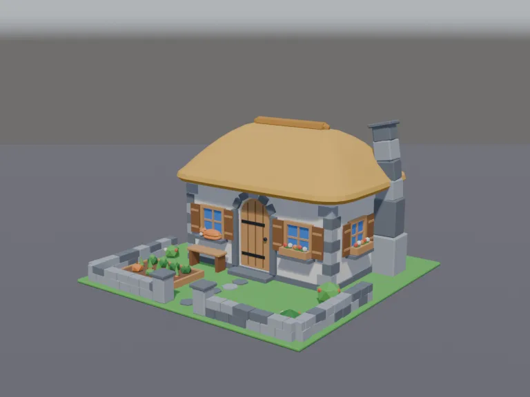 Thatched Storybook Cottage, view 2