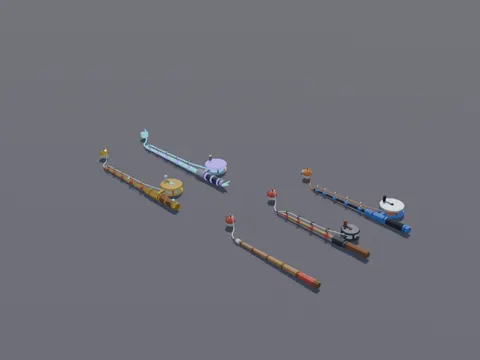 Tiered Fishing Rods