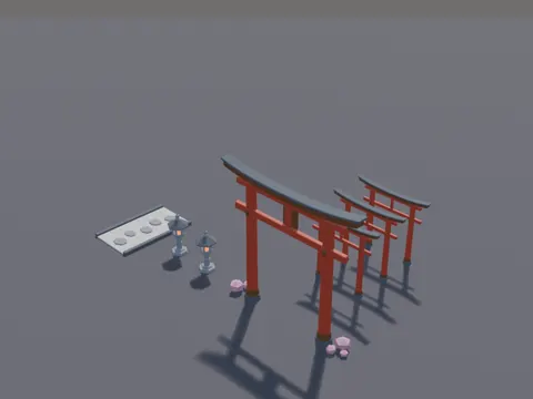 Torii Shrine Gate Set